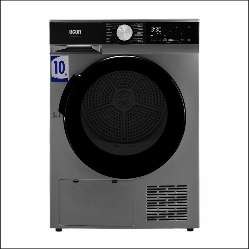 UĞUR UKM 3103 G301 10 KG ÇAMAŞIR KURUTMA MAKİNESİ GRI