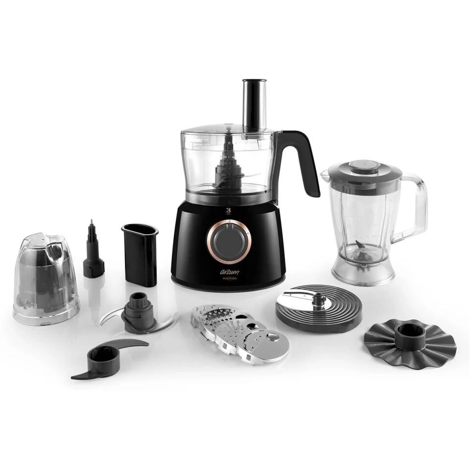 Arzum AR1064 Maxthon Mutfak Robotu - Siyah