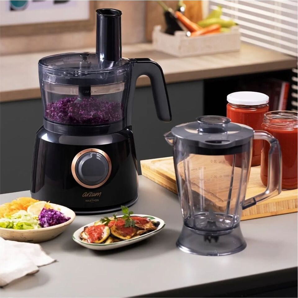 Arzum AR1064 Maxthon Mutfak Robotu - Siyah