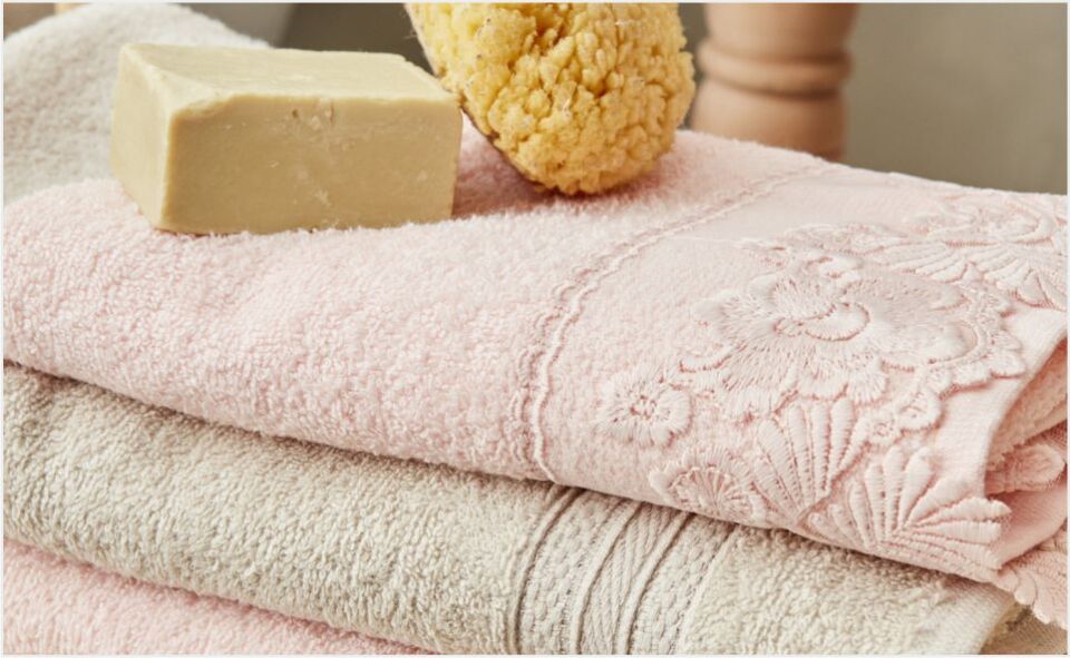 Karaca Home Shine Aile Banyo Seti Pudra Bej