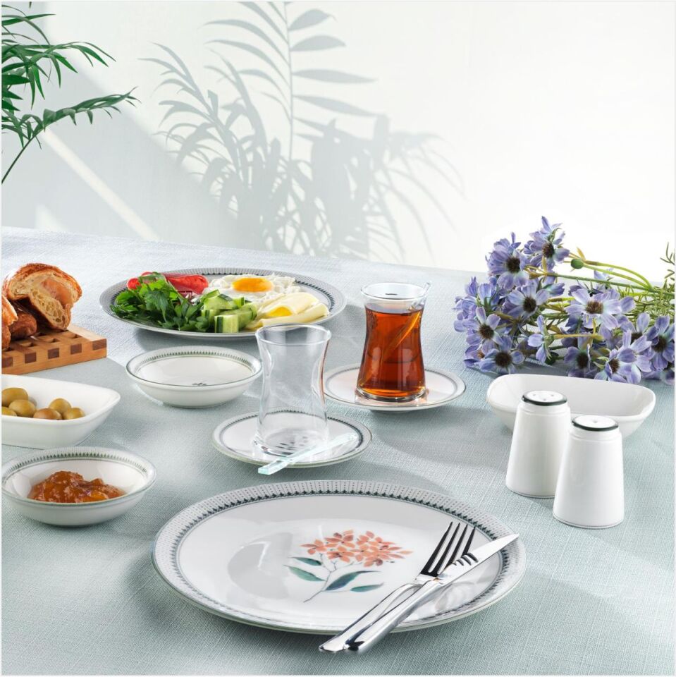 SCHAFER SUZZY KAHVALTI TAKIMI 32 PARÇA-YEŞİL