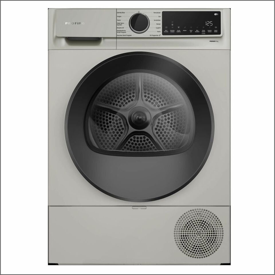 PROFİLO KM0961XJTR 9 KG İNOX WİFİ KURUTMA MAKİNESİ