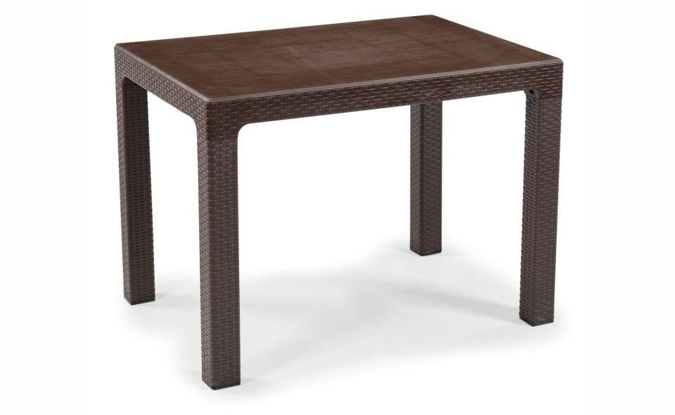 Purtaş 90X90 Masa Takımı Kahverengi