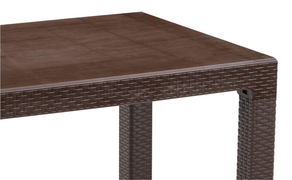 Purtaş 90X90 Masa Takımı Kahverengi