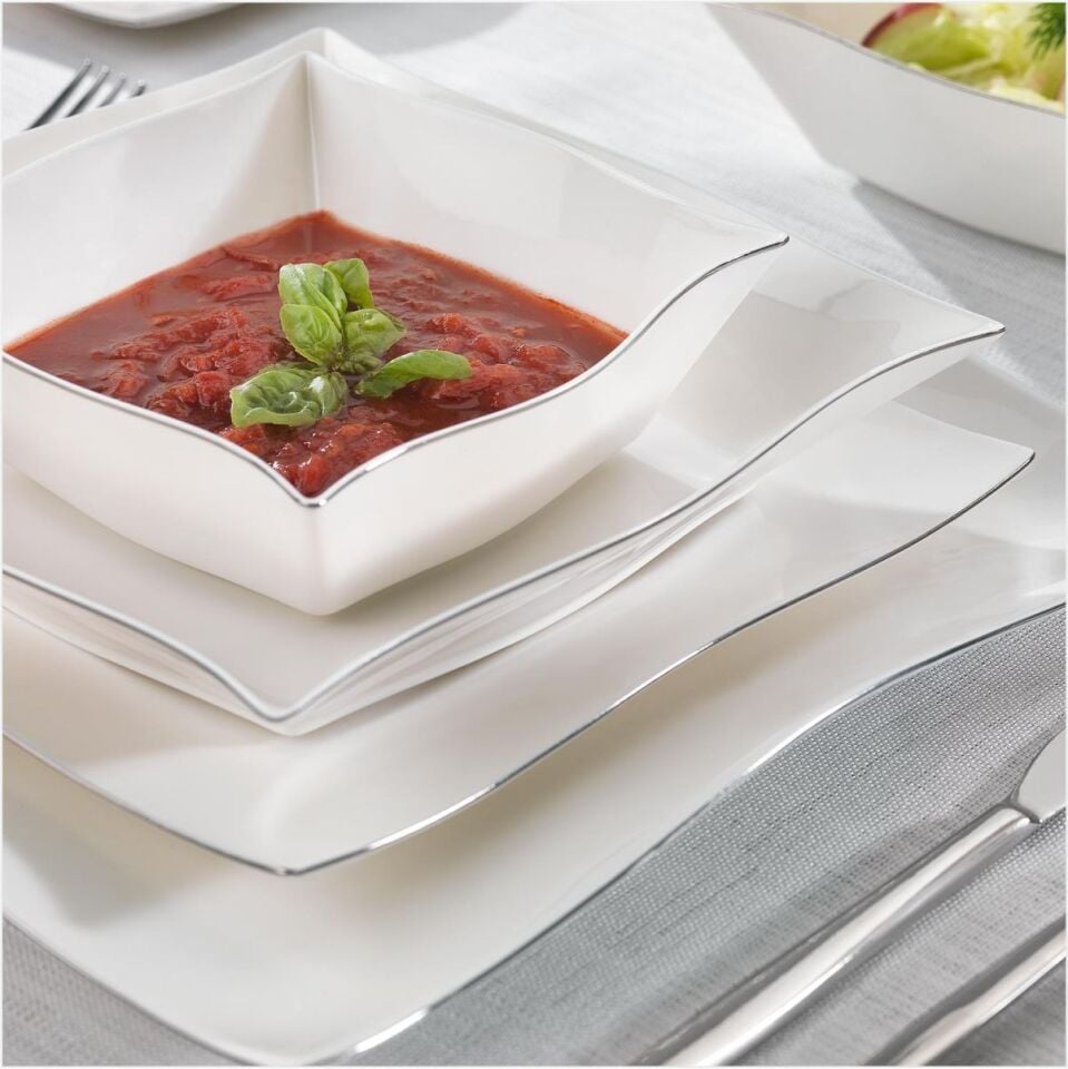 SCHAFER LOVİSE YEMEK TAKIMI 24 PARÇA-PLATİN