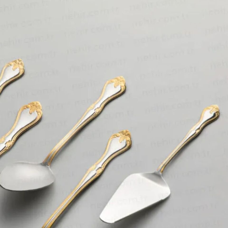 Nehir Lalezar Altın 5P Servis Takımı