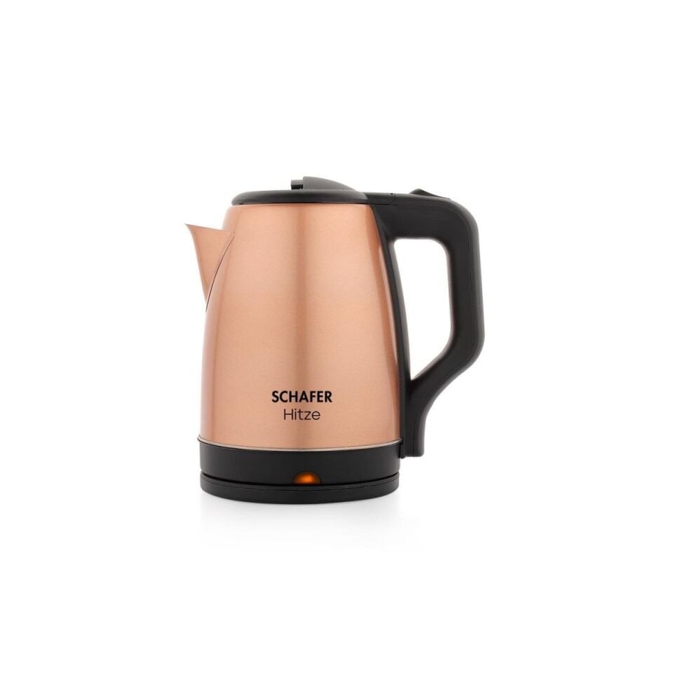 Schafer Hitze Paslanmaz Çelik Su Isıtıcı (Kettle)-Rosegold