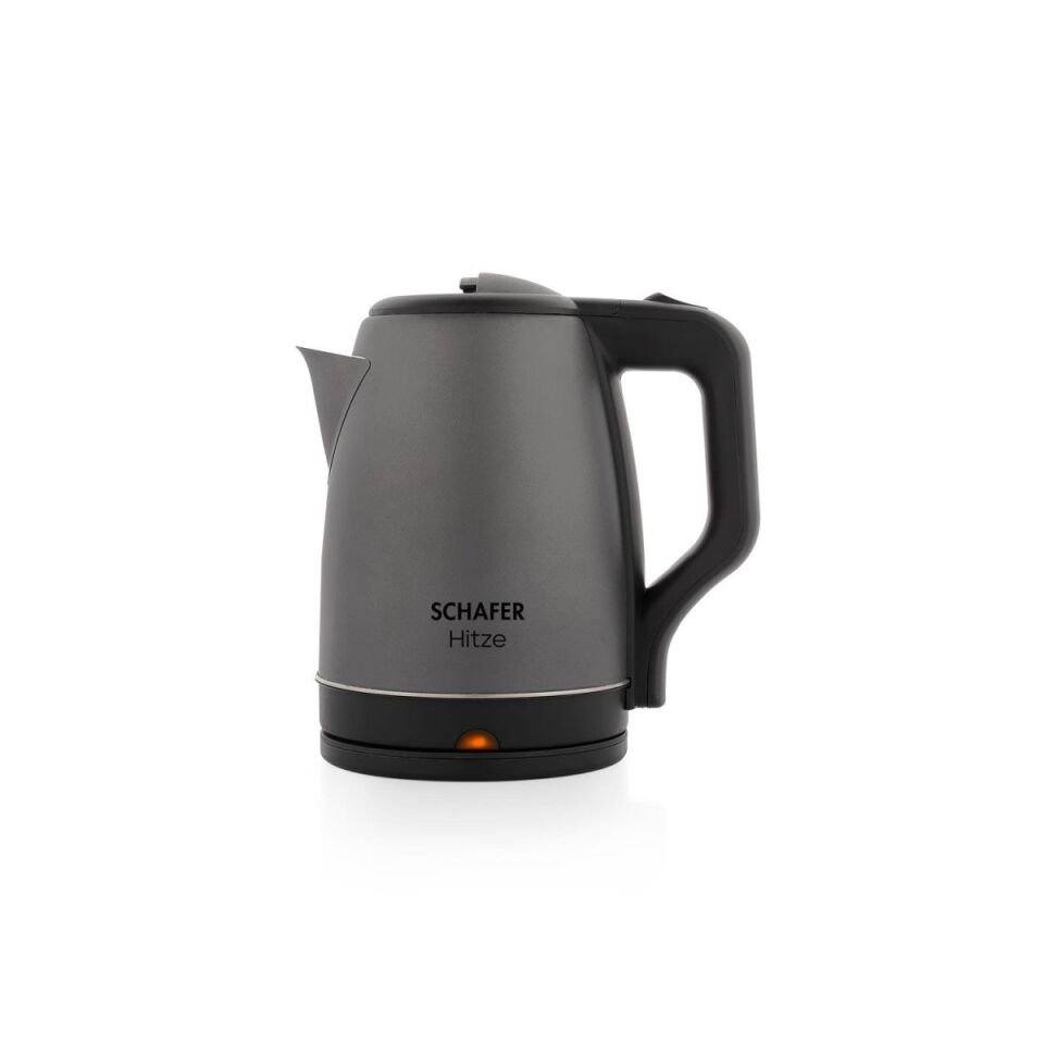 Schafer Hitze Paslanmaz Çelik Su Isıtıcı (Kettle)-Antrasit
