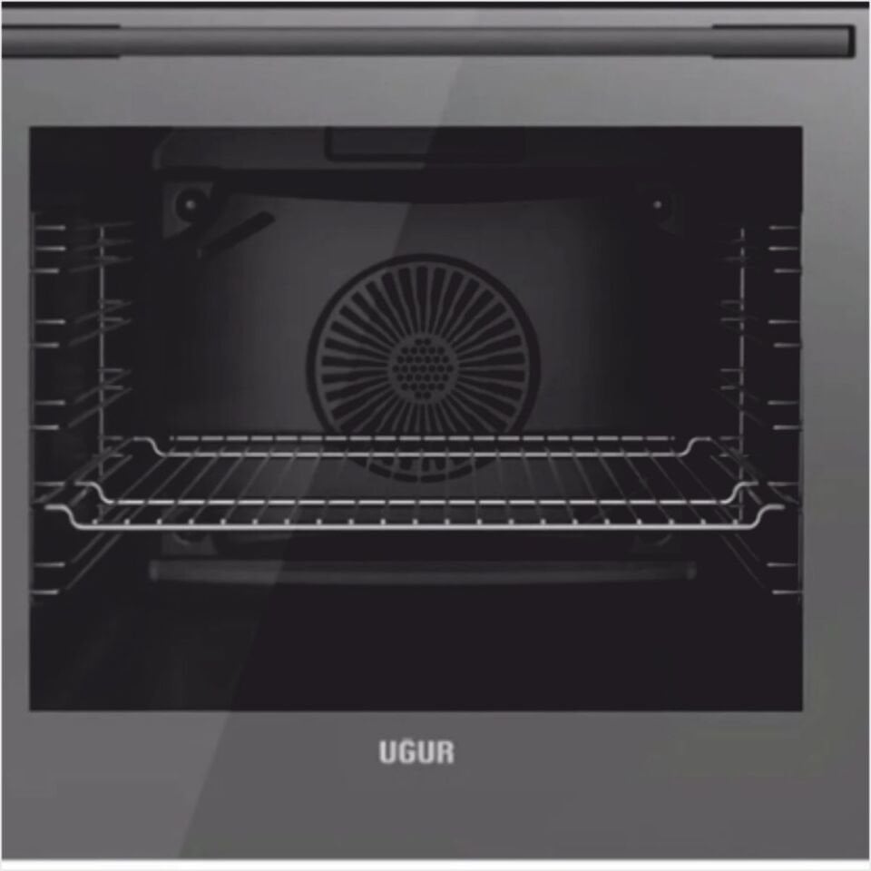Uğur UAF 608 GCPET Gri Ankastre Fırın