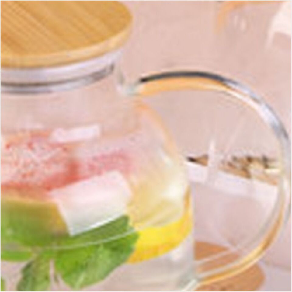 BAMBUM LEAR -SÜZGEÇLİ CAM DEMLİK - 1000ML
