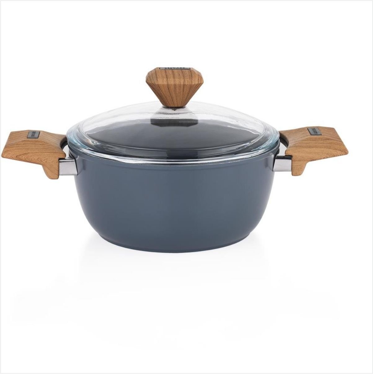 SCSHAFER FİESTA SERAMİK DERİN TENCERE 20 CM SİYAH