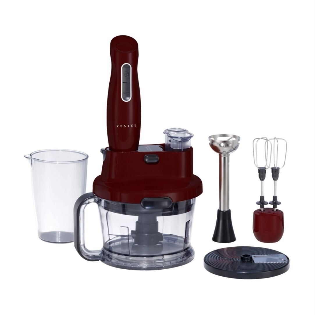 Vestel Nano Cut Retro Bordo Multi Blender Set