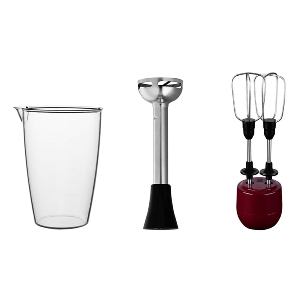 Vestel Nano Cut Retro Bordo Multi Blender Set
