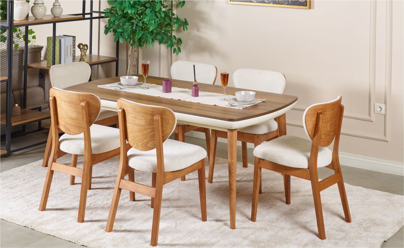 ALVİNO VİZYON SABİT MASA TAKIMI