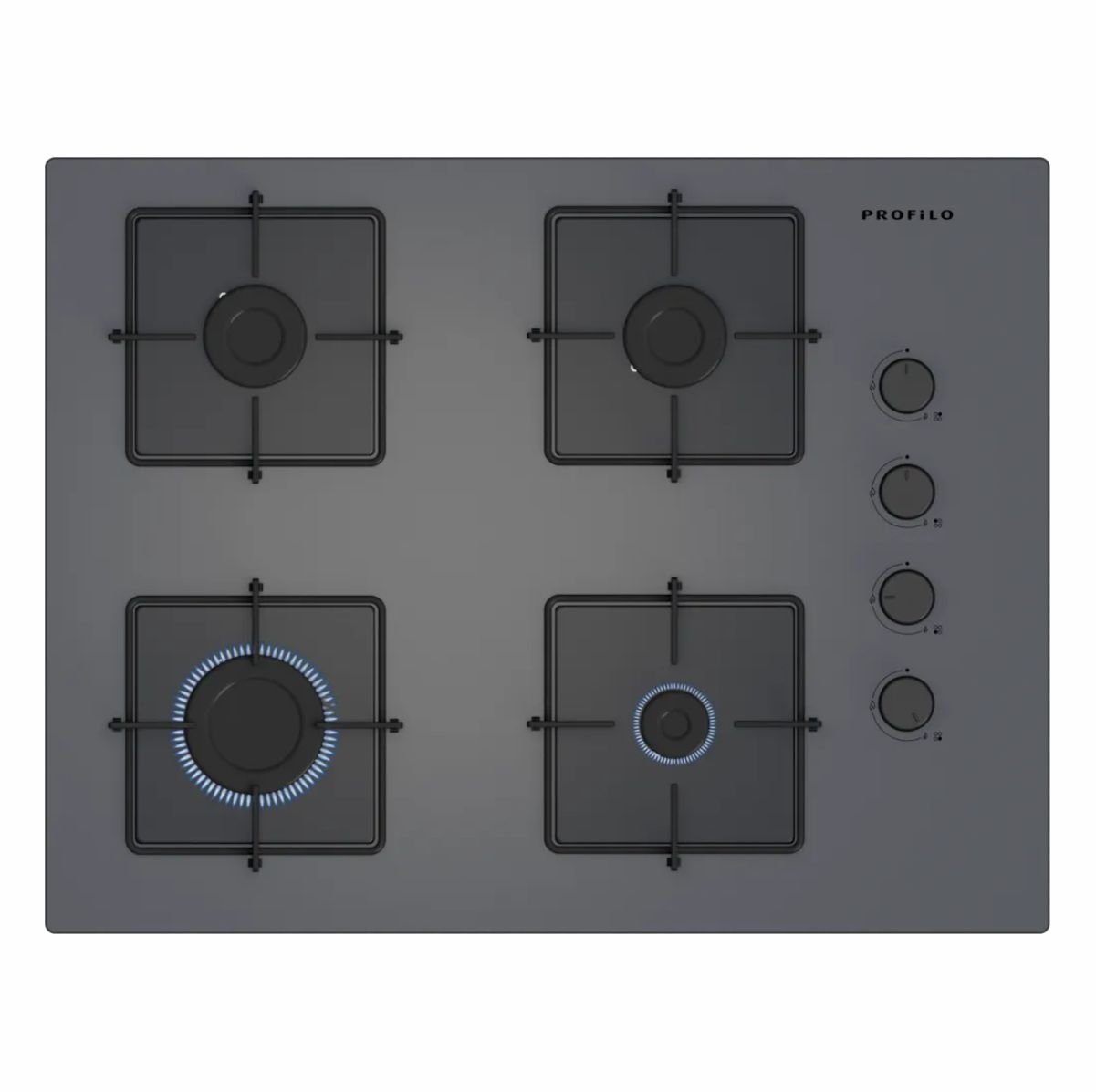 Profilo OE37P9P10D Gri Cam Ankastre Ocak