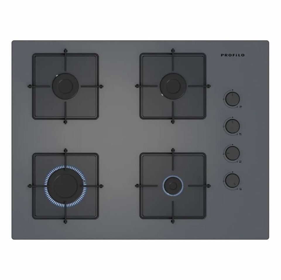 Profilo OE37P9P10D Gri Cam Ankastre Ocak