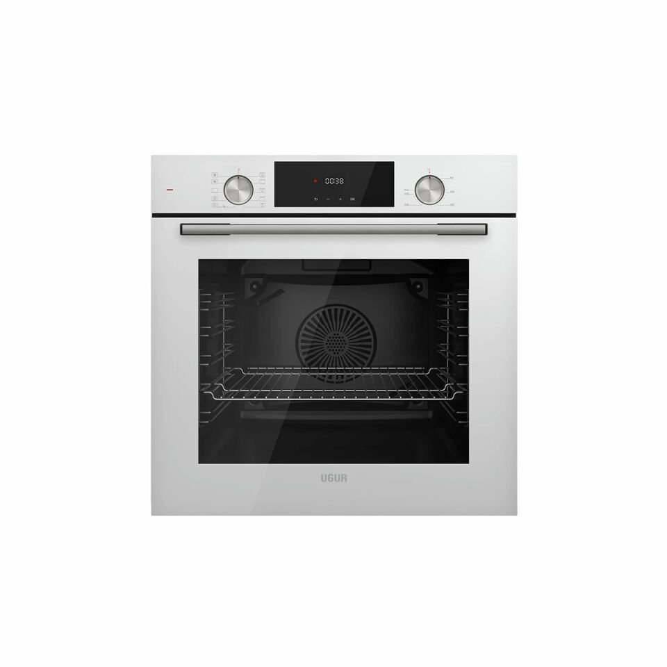 Uğur UAF 6011D BCPET Fry Art Beyaz Ankastre Fırın