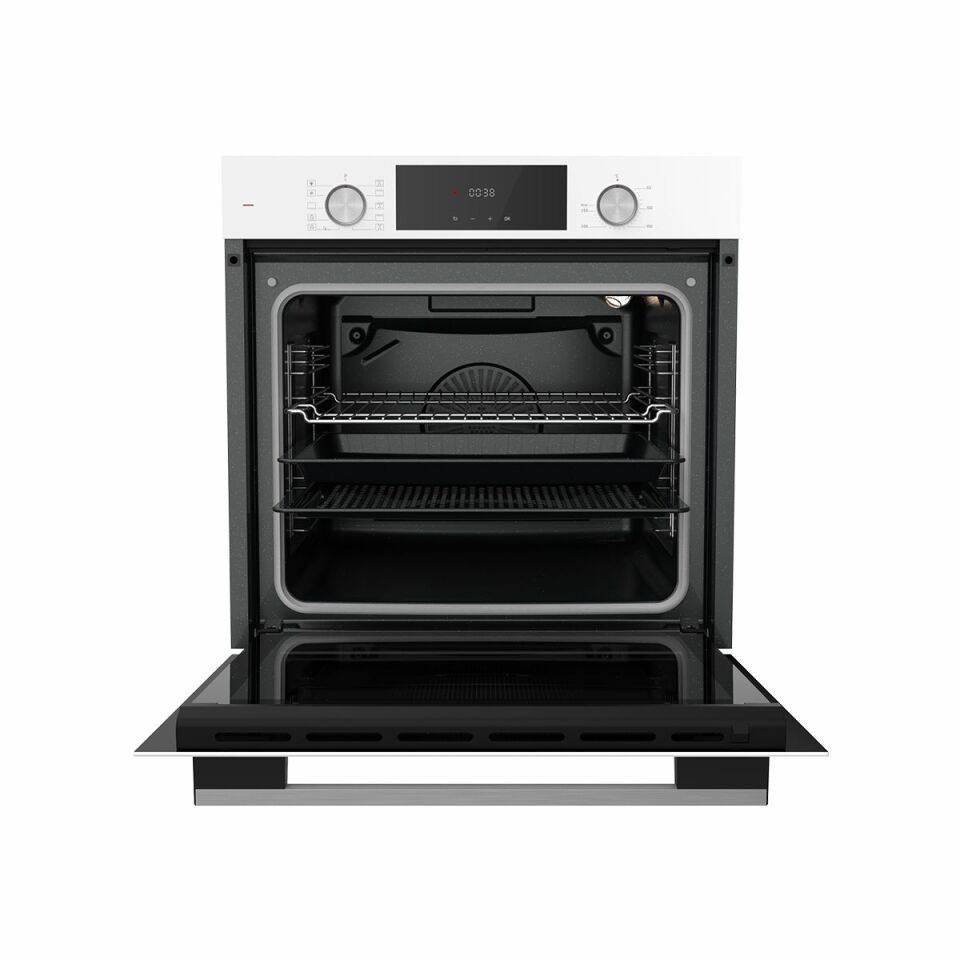 Uğur UAF 6011D BCPET Fry Art Beyaz Ankastre Fırın