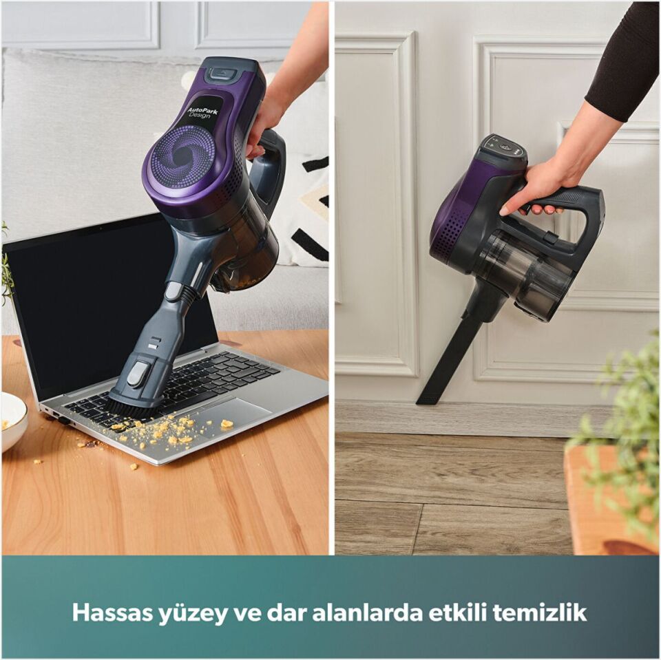 KARACA HOMEND DUSTRİDER 1266H DİKEY SÜPÜRGE MOR