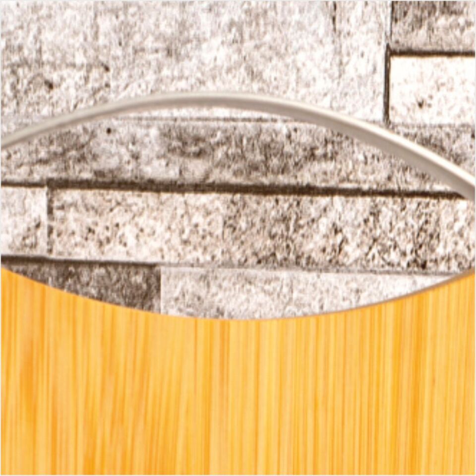 Bambum  Zoe - Çelik Kulplu Kesme Tahtası Yuvarlak Küçük