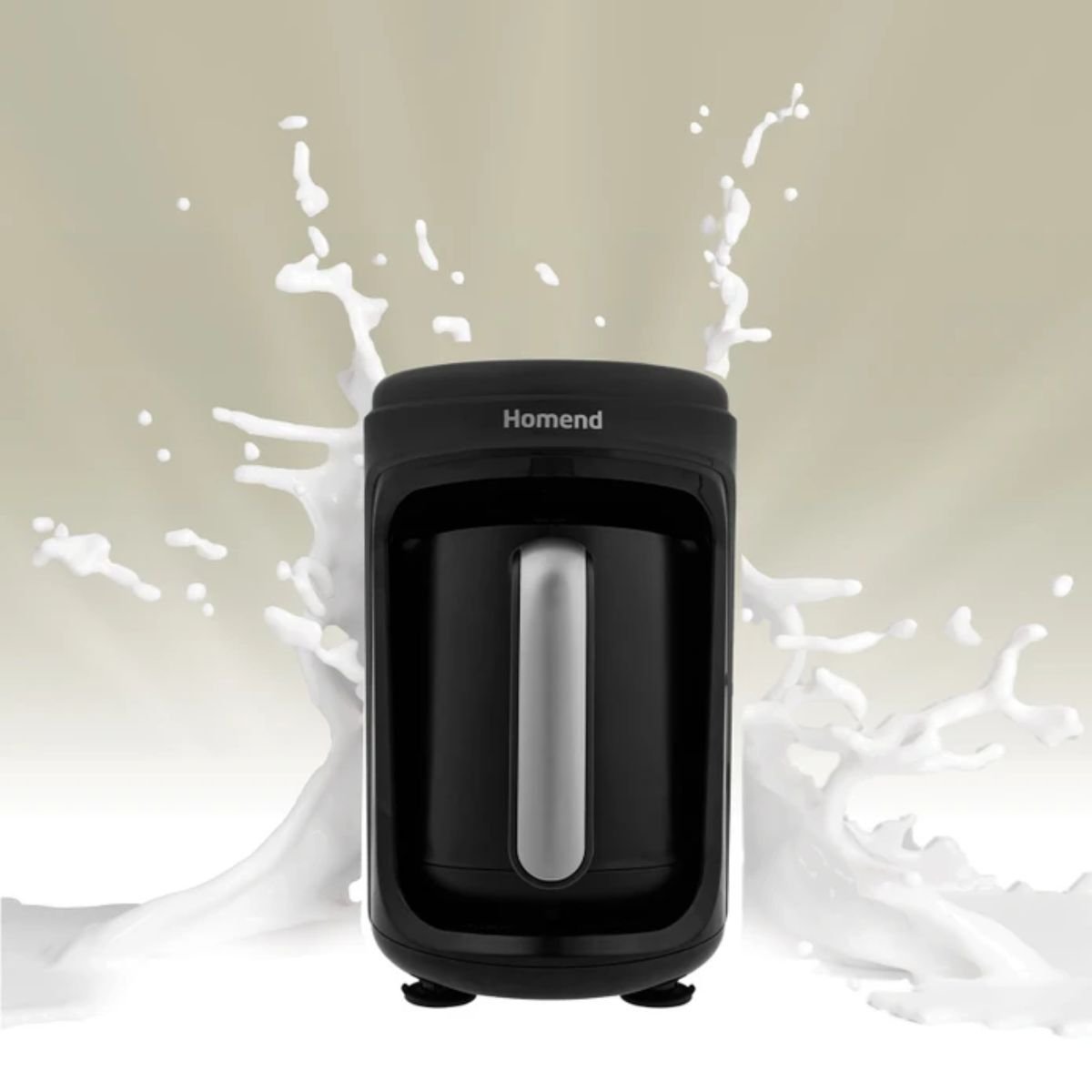 Homend Pottoman Milk İn 1873H Sütlü Türk Kahve Makinesi Siyah Metal