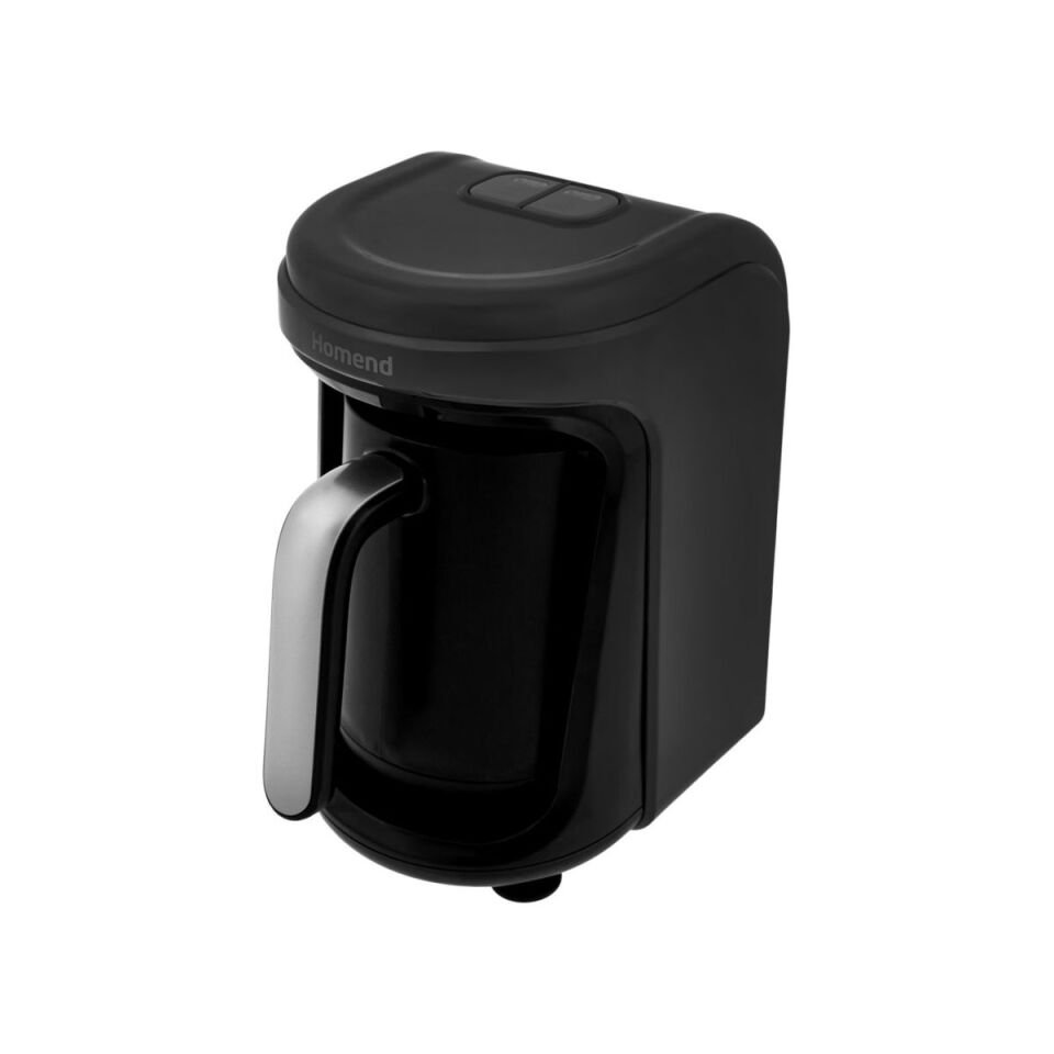 Homend Pottoman Milk İn 1873H Sütlü Türk Kahve Makinesi Siyah Metal