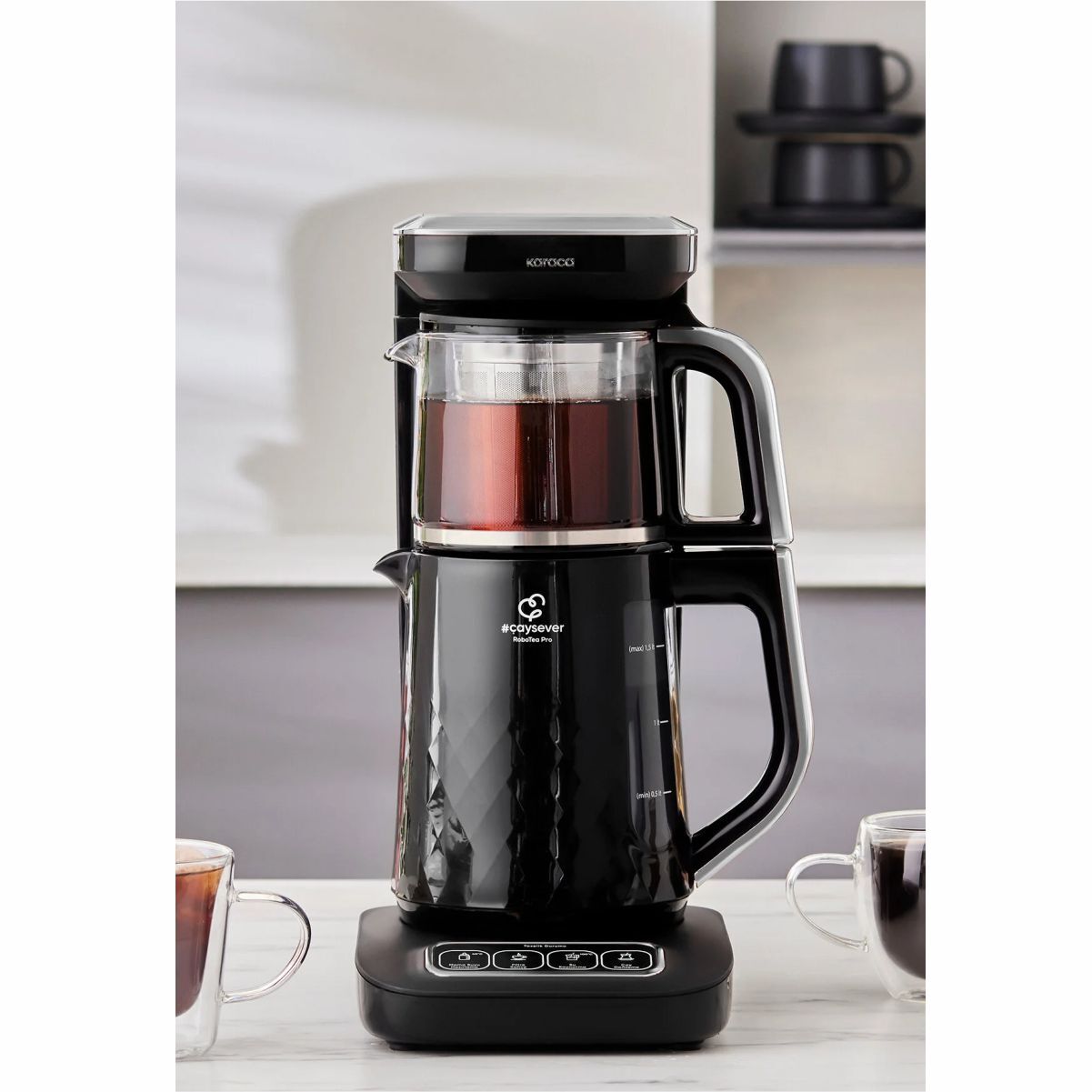 KARACA ÇAYSEVER ROBOTEA PRO QUARTZ 4 IN BLACK CHROME