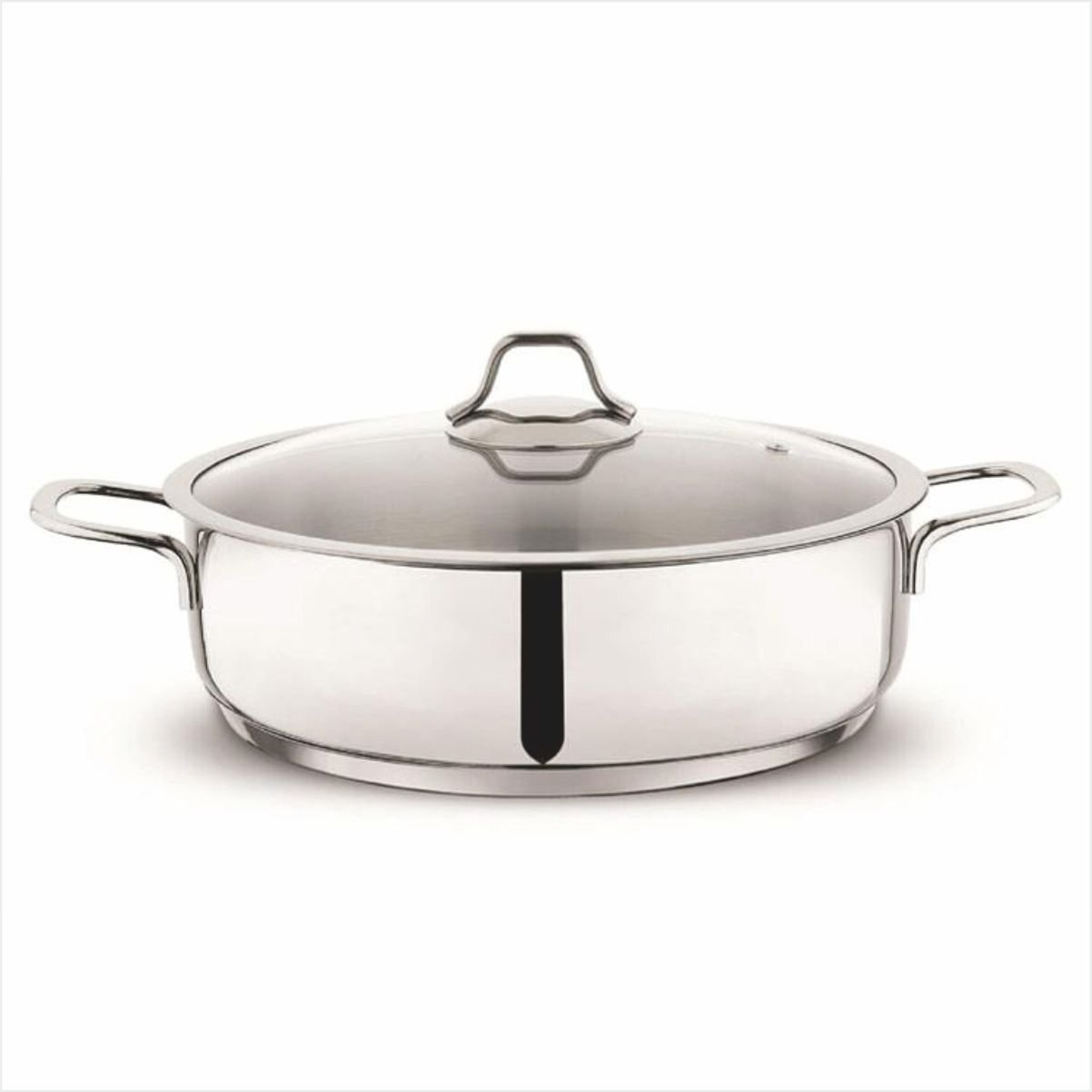 Schafer Held Çelik Basık Tencere 24 Cm 2 Parça Inox