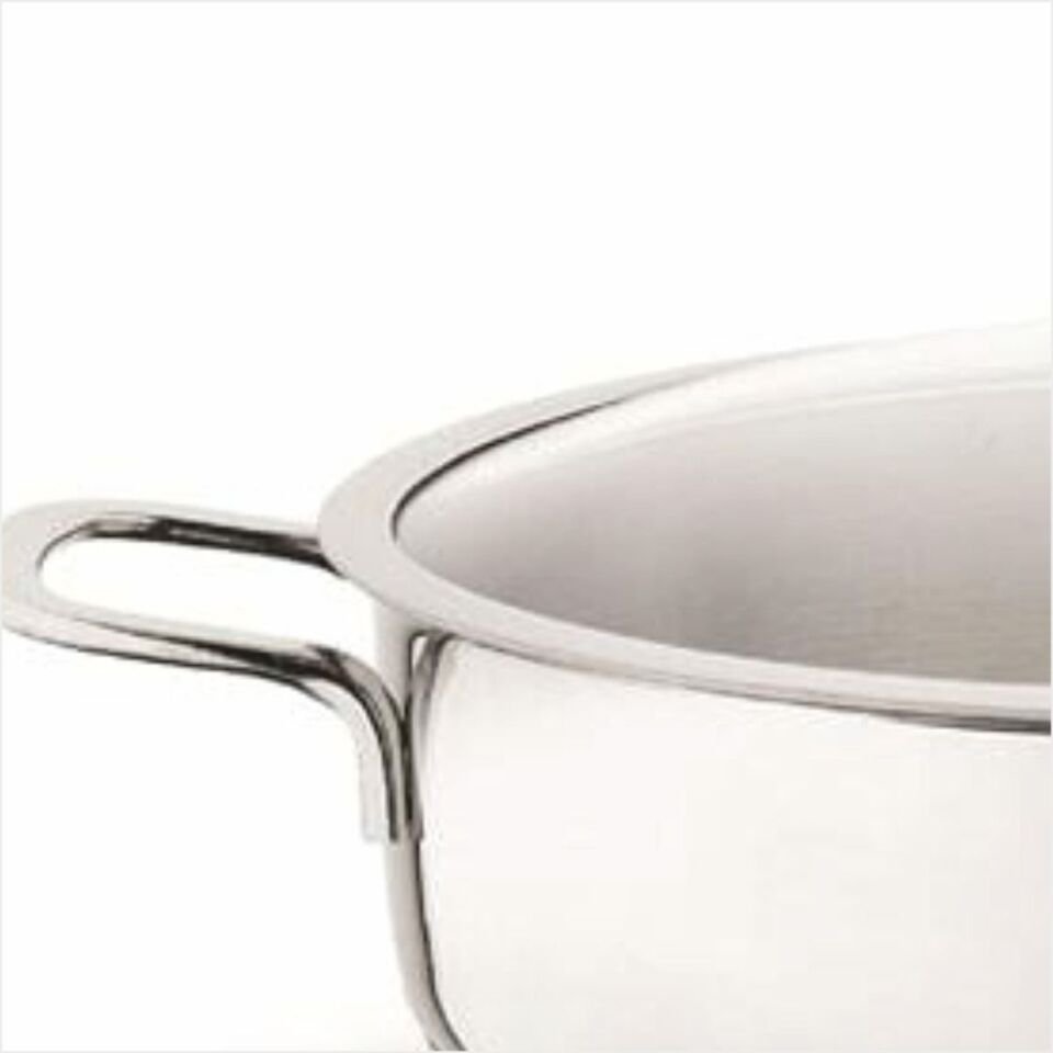 Schafer Held Çelik Basık Tencere 24 Cm 2 Parça Inox