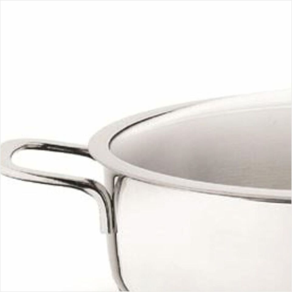 Schafer Held Çelik Basık Tencere 24 Cm 2 Parça Inox