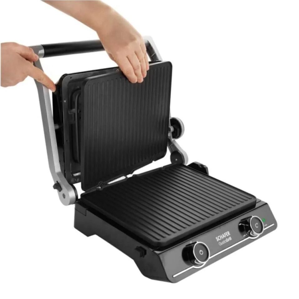 Schafer Gusto Grill Izgara Ve Tost Makinesi Siyah