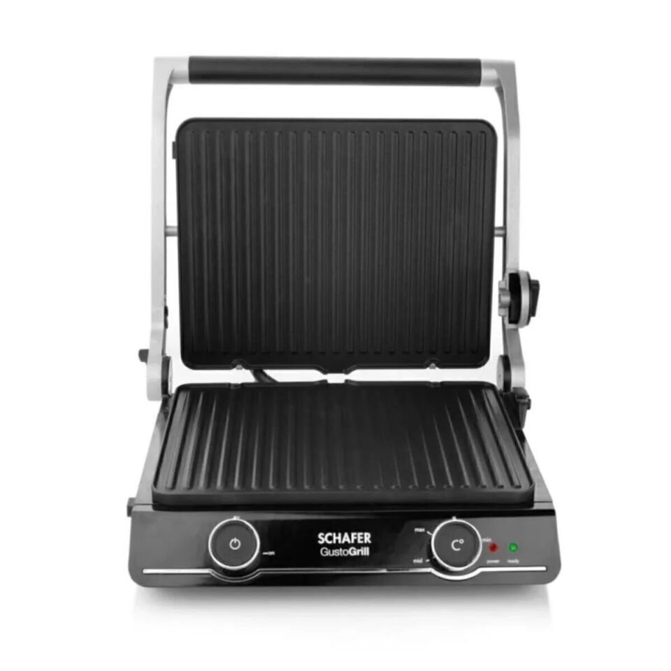 Schafer Gusto Grill Izgara Ve Tost Makinesi Siyah