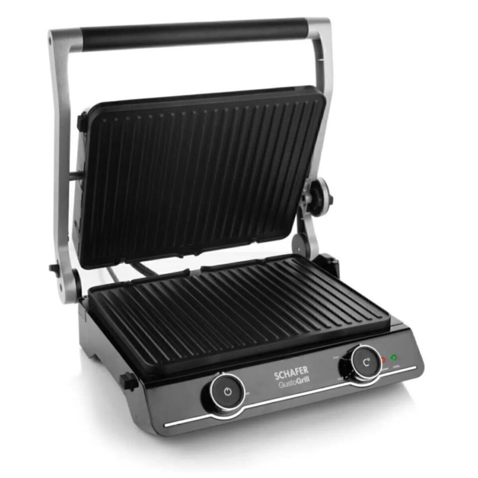 Schafer Gusto Grill Izgara Ve Tost Makinesi Siyah
