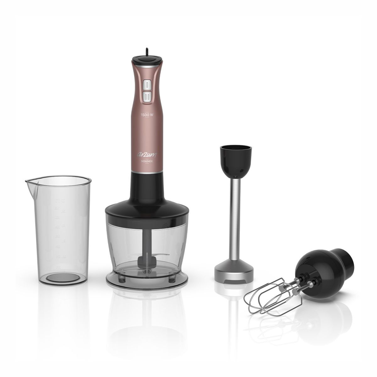 Arzum AR1138-G Minimix El Blender Seti - Gün Batımı