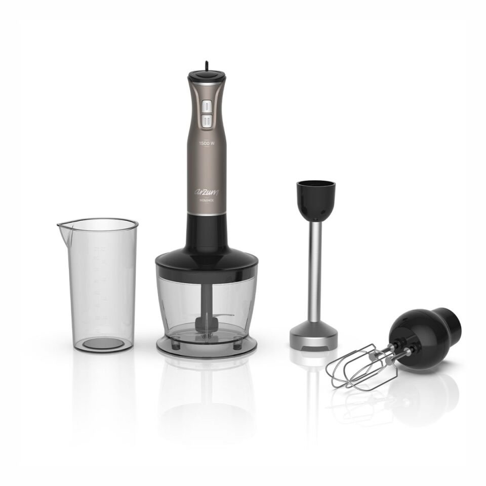 Arzum AR1138-T Minimix El Blender Seti - Toprak