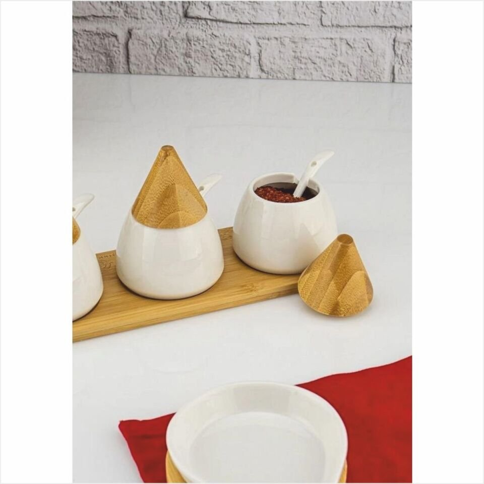 Bambum  Zenith - 3'Lü Baharat Seti Kaşıklı