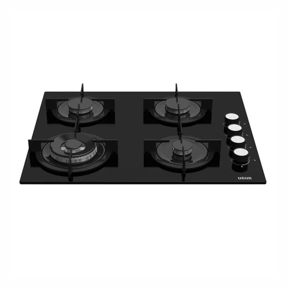 Uğur UAO 6041W3 SCY RSR1 Wok Gözlü Siyah Ankastre Ocak