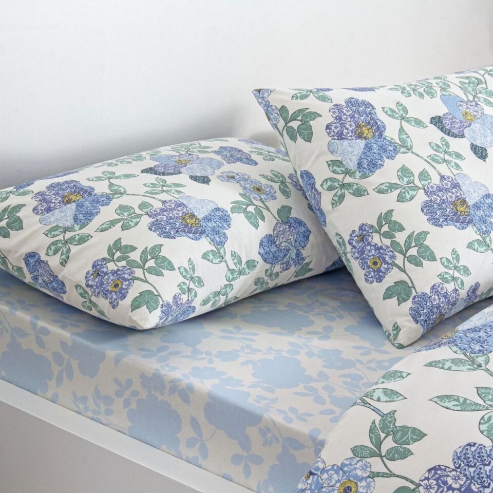 Taç Ardena Rf Nevresim Takımı Mavı Tek Kişilik