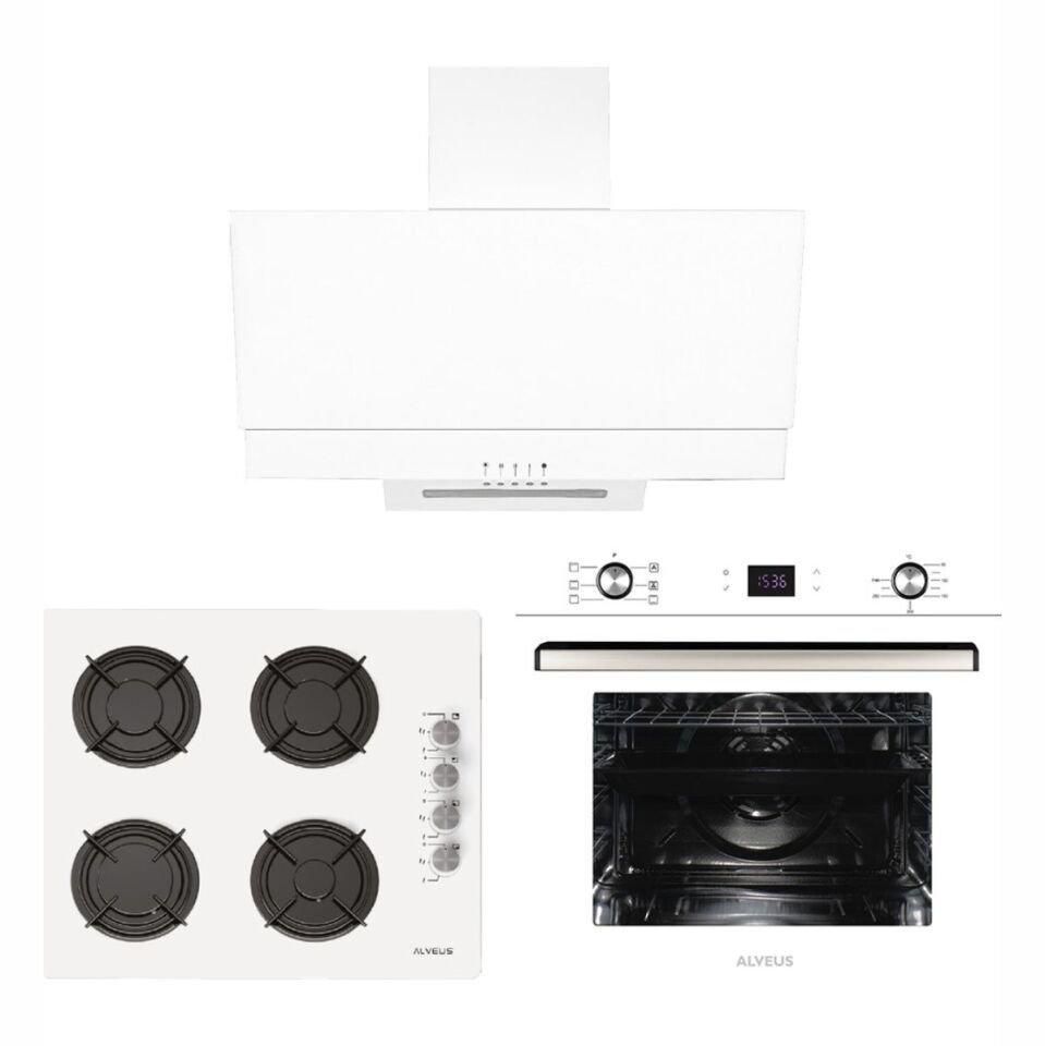 Alveus Beyaz Ankastre Set