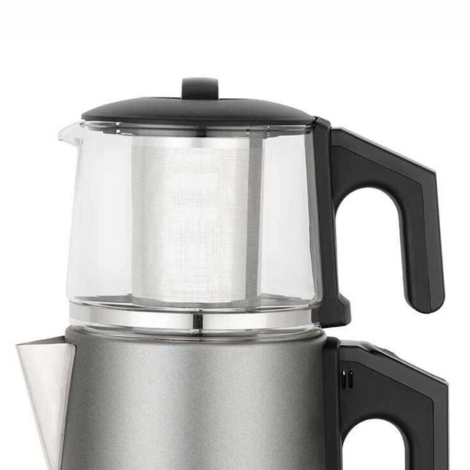 Fakir Chaimood 1800 W Cam Demlikli Çay Makinesi Antrasit