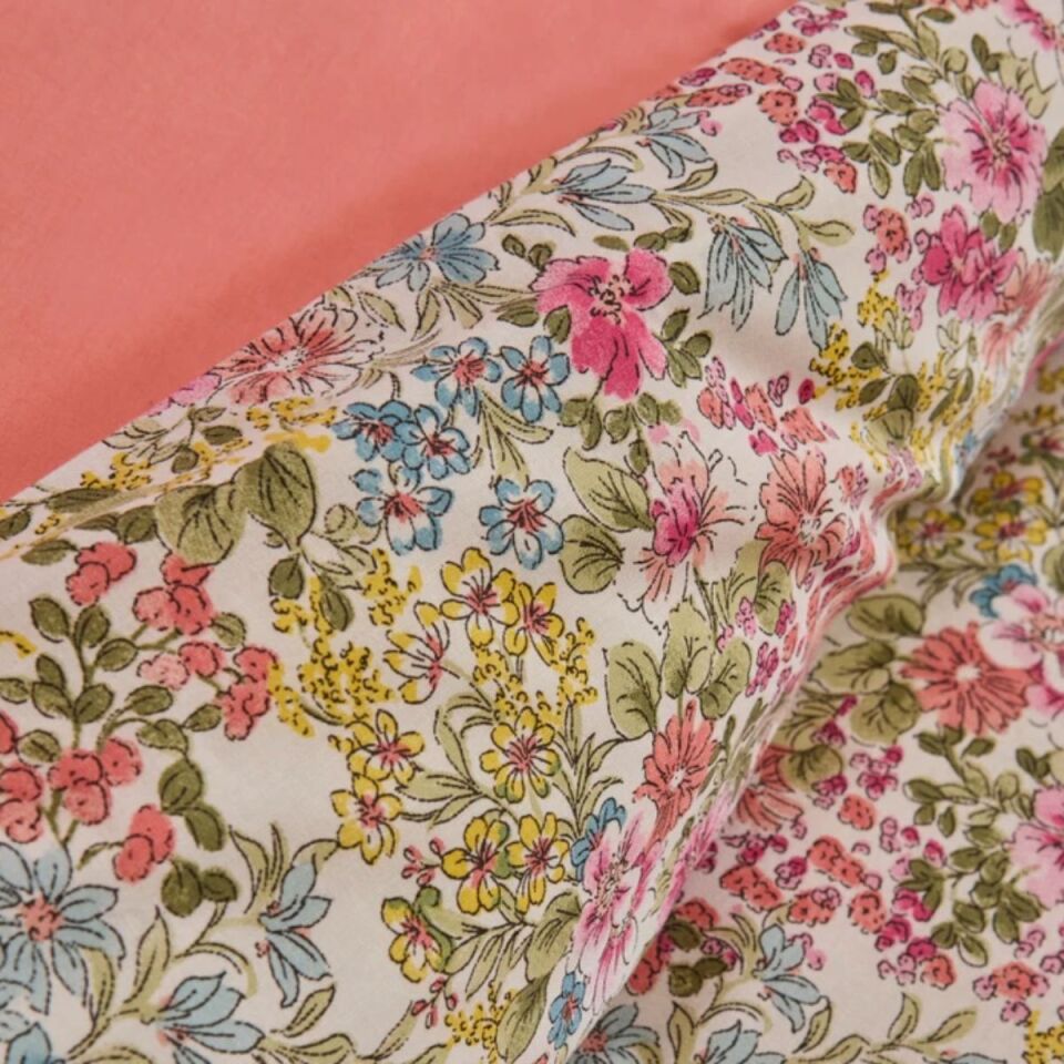 Karaca Home Alice %100 Pamuk Çift Kişilik Nevresim Takımı Somon