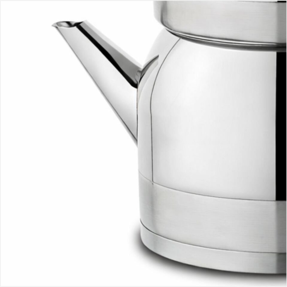 SCHAFER ADA METAL ÇAYDANLIK TAK.KÜÇÜK  4 PRÇ. İNOX