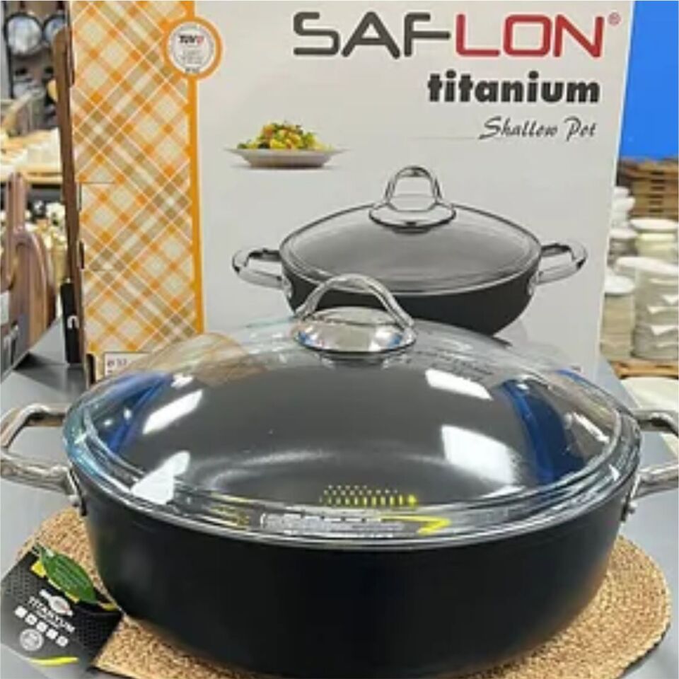 Safınox 32 Cm Karnıyarık Tıtanıum Tencere