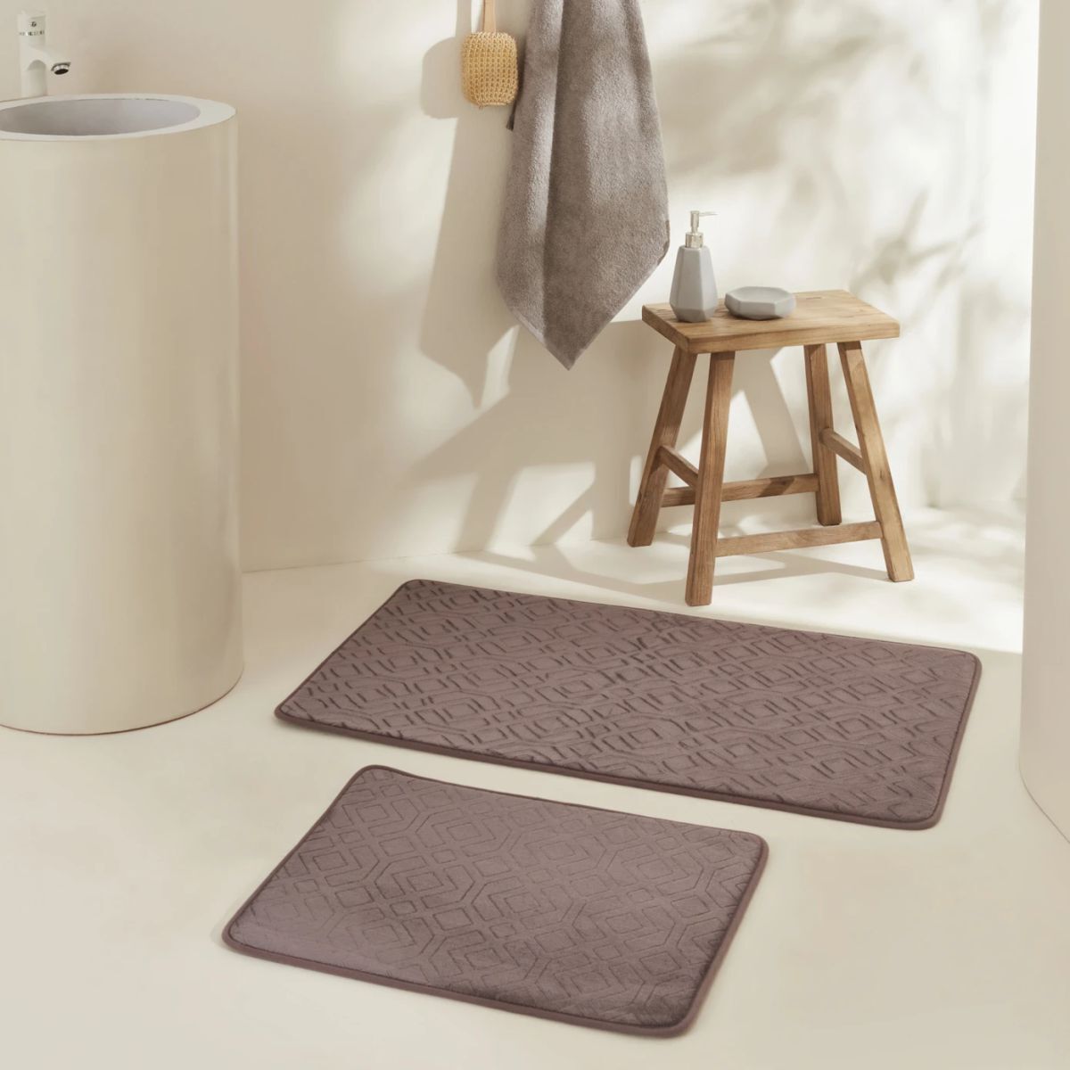 Karaca Fıgure S Banyo Paspası 60X100 Mürdüm