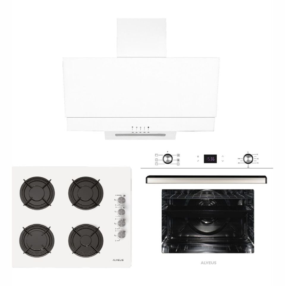 Alveus Beyaz Ankastre Set