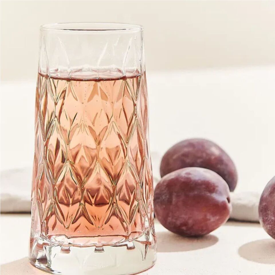 Hüner Meşrubat Bardak (Leafy) 4 Lü Pk