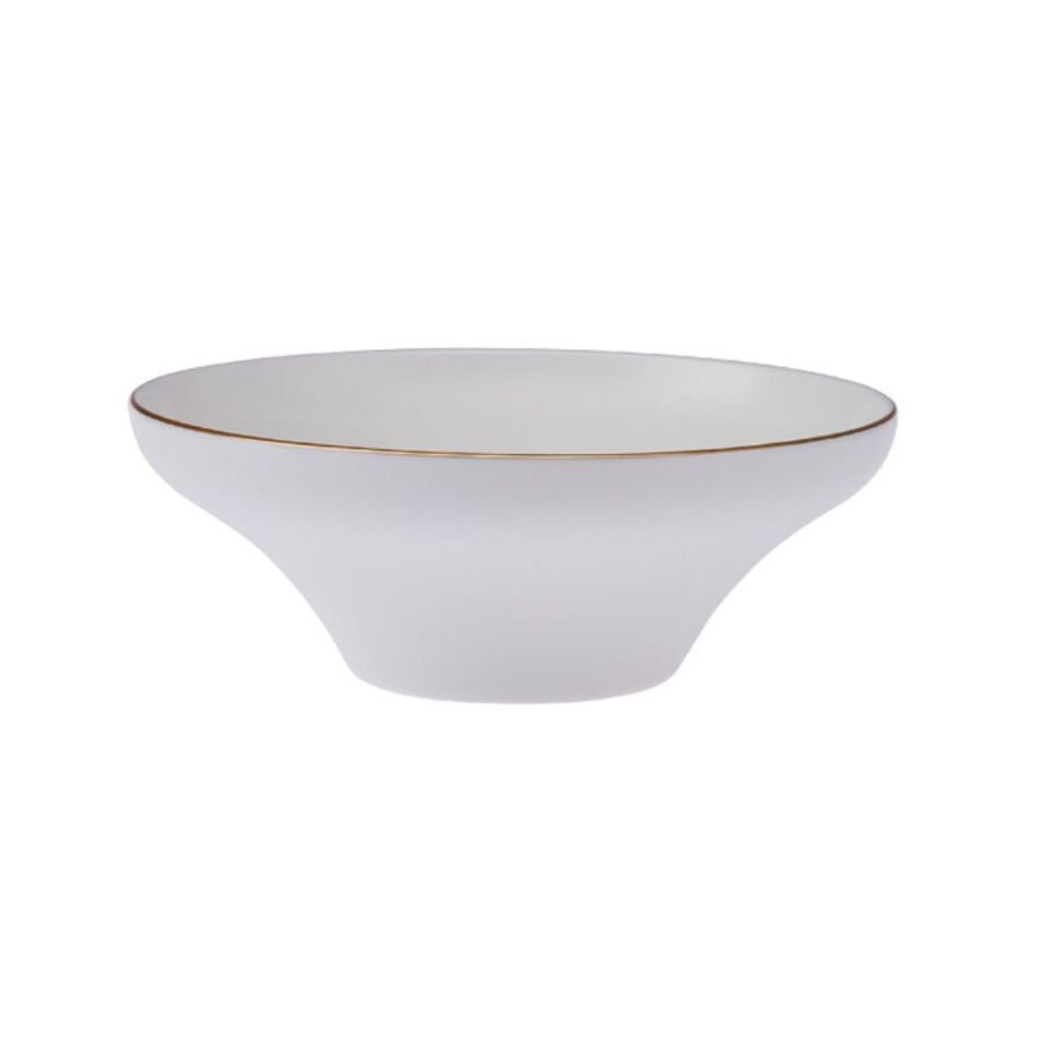 Emsan Alicia Fine Bone 60 Parça 12 Kişilik Yuvarlak Yemek Takımı Gold