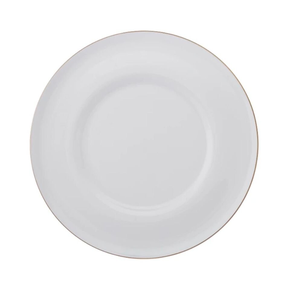 Emsan Alicia Fine Bone 60 Parça 12 Kişilik Yuvarlak Yemek Takımı Gold