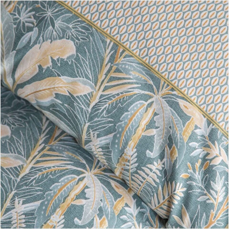 PAMUKLAR APRİCİTAS CIFT KISILIK  YATAK ORTUSU NEVRESIM SET TAMMY YEŞİL