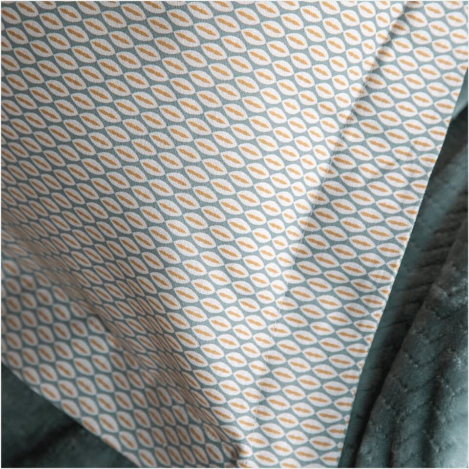 PAMUKLAR APRİCİTAS CIFT KISILIK  YATAK ORTUSU NEVRESIM SET TAMMY YEŞİL